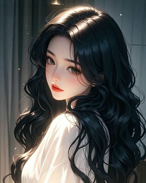 ảnh anime nữ ngầu bâng quơ