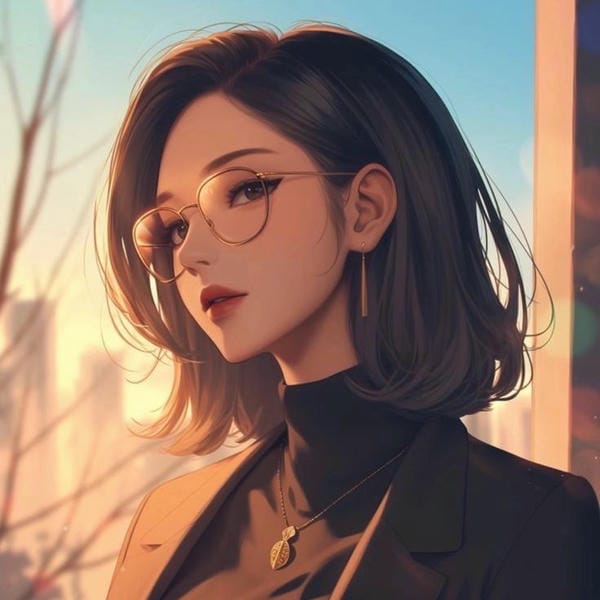 ảnh anime nữ ngầu là sếp