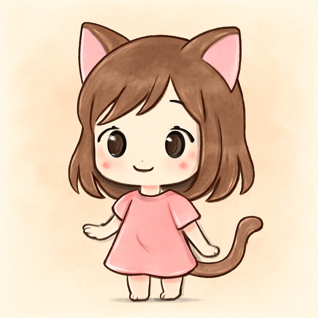 Ảnh avatar chibi cute tai mèo