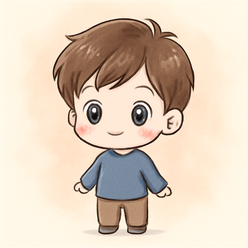Ảnh avatar chibi cute bé trai