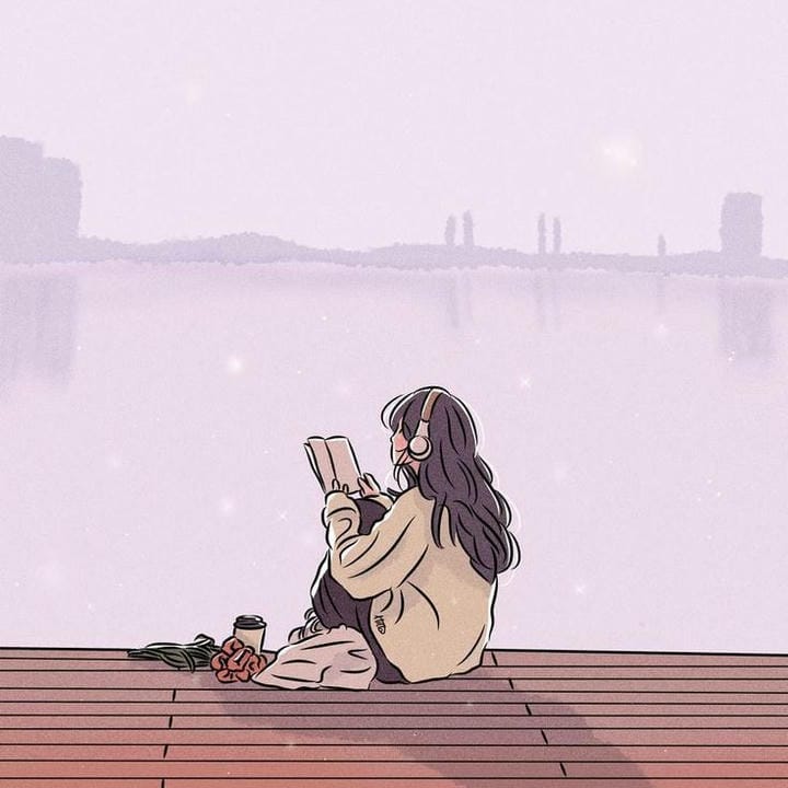 ảnh học chill ngoài sân