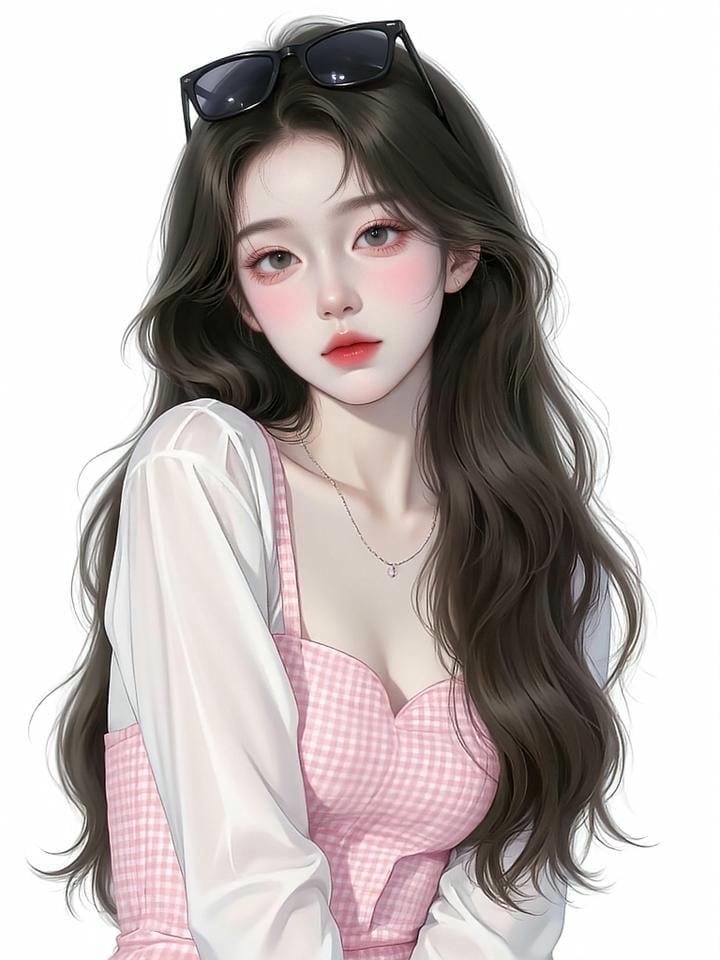 ảnh học sinh chibi búi tóc