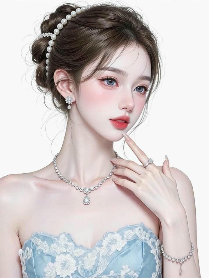 ảnh học sinh chibi em bé với cún con