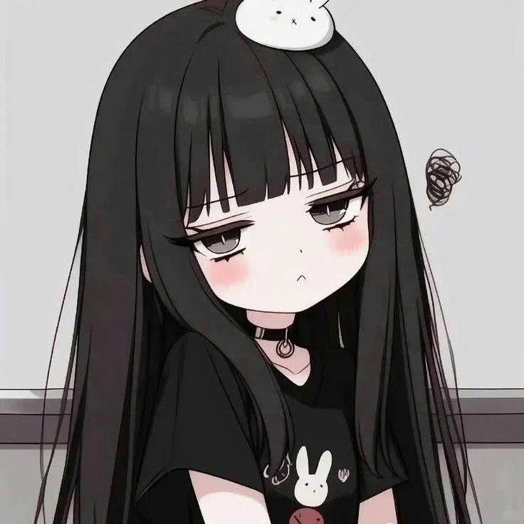 chibi anime buồn