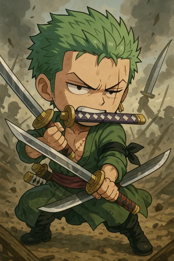 chibi zoro dã chiến ngầu chibi zoro dã chiến ngầu