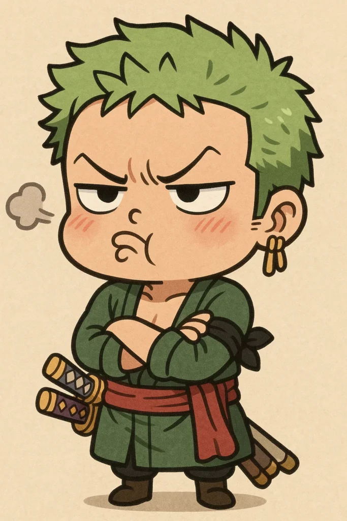 chibi zoro hờn dỗi chibi zoro hờn dỗi