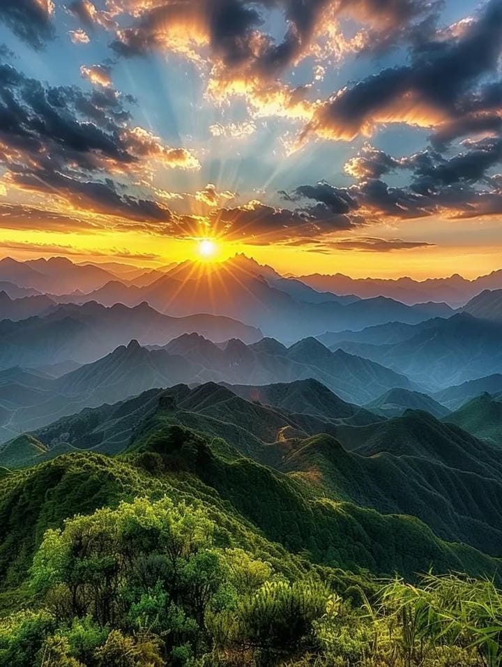 ảnh bầu trời đón nắng bình minh
