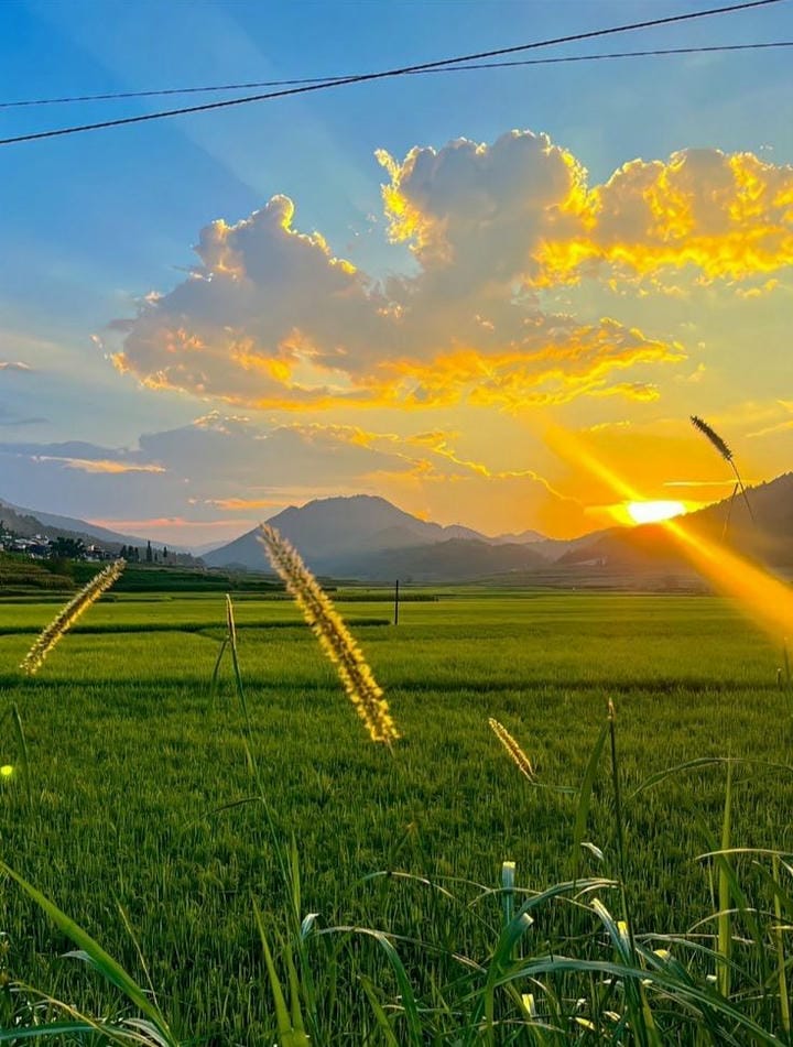 ảnh bầu trời hoàng hôn đẹp