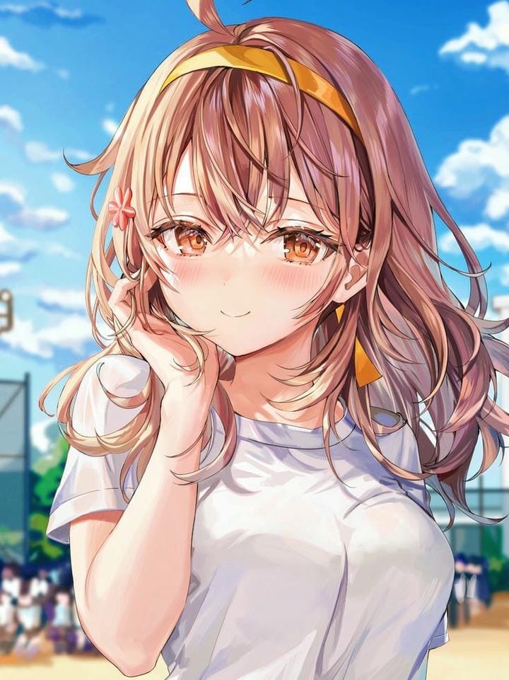 ảnh gái xinh anime mắt to