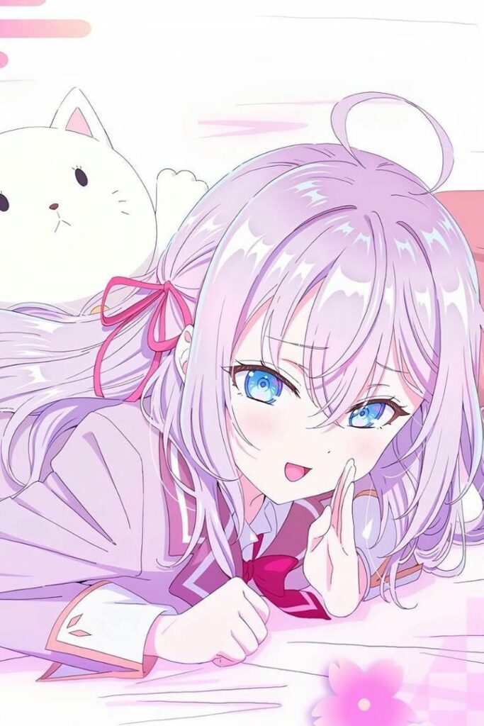 ảnh gái xinh anime nghịch ngợm
