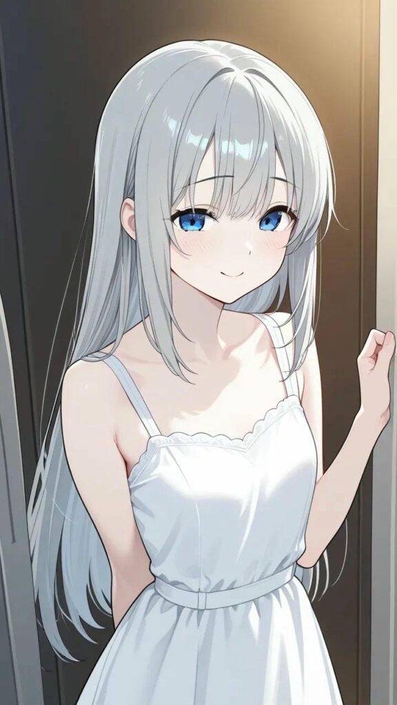 ảnh gái xinh anime nhẹ nhàng xinh xắn