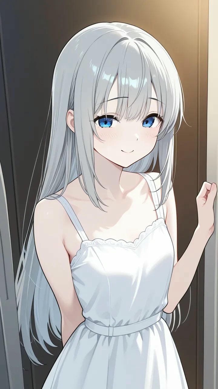 ảnh gái xinh anime nhẹ nhàng xinh xắn