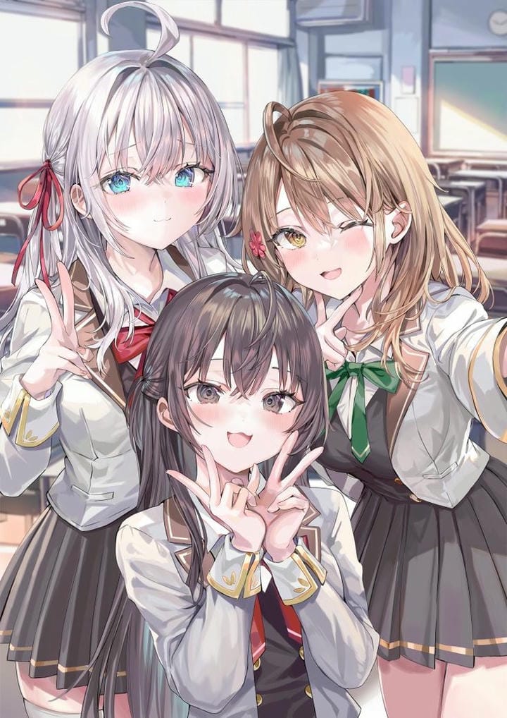 ảnh gái xinh anime siêu đáng yêu