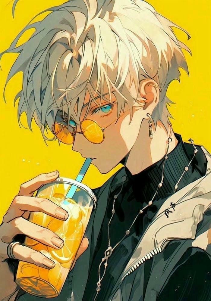 anime nam đeo kính vàng