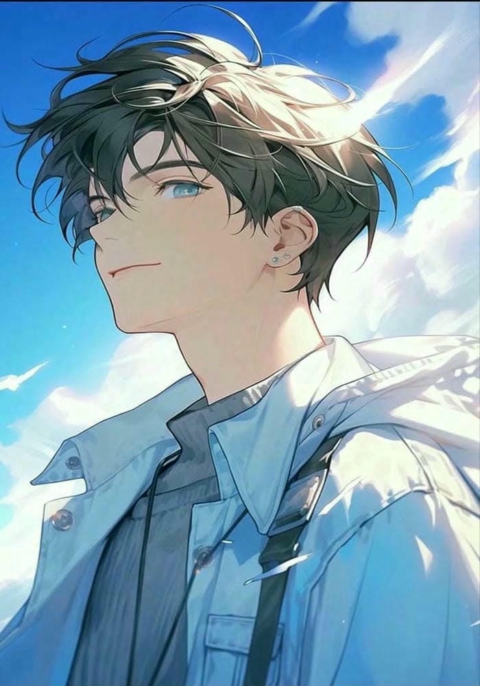 anime nam mắt xanh