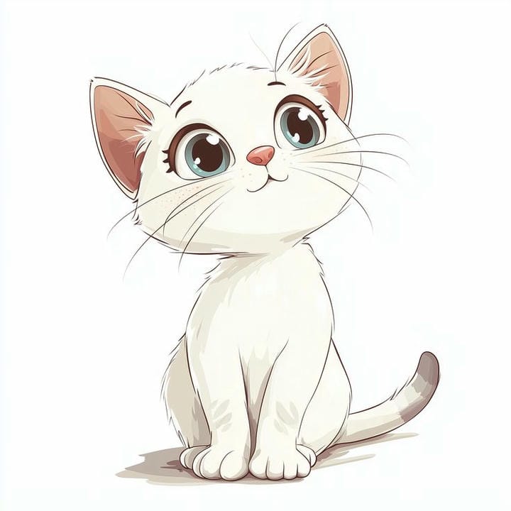 chị mèo chibi