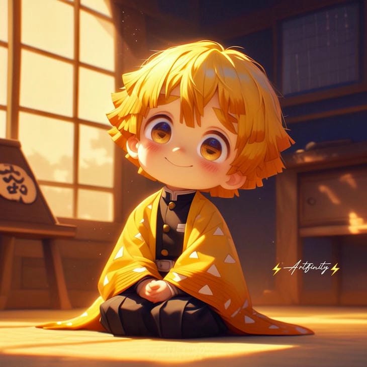 chibi anime agatsuma minhon