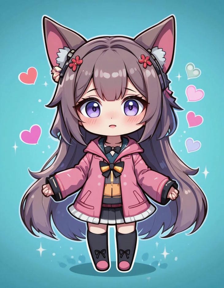 chibi anime cute đáng yêu