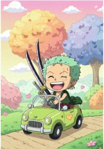 chibi anime đáng yêu zoro