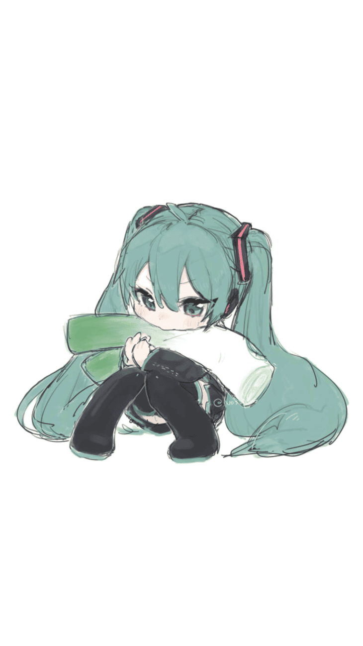 chibi anime miku đáng yêu