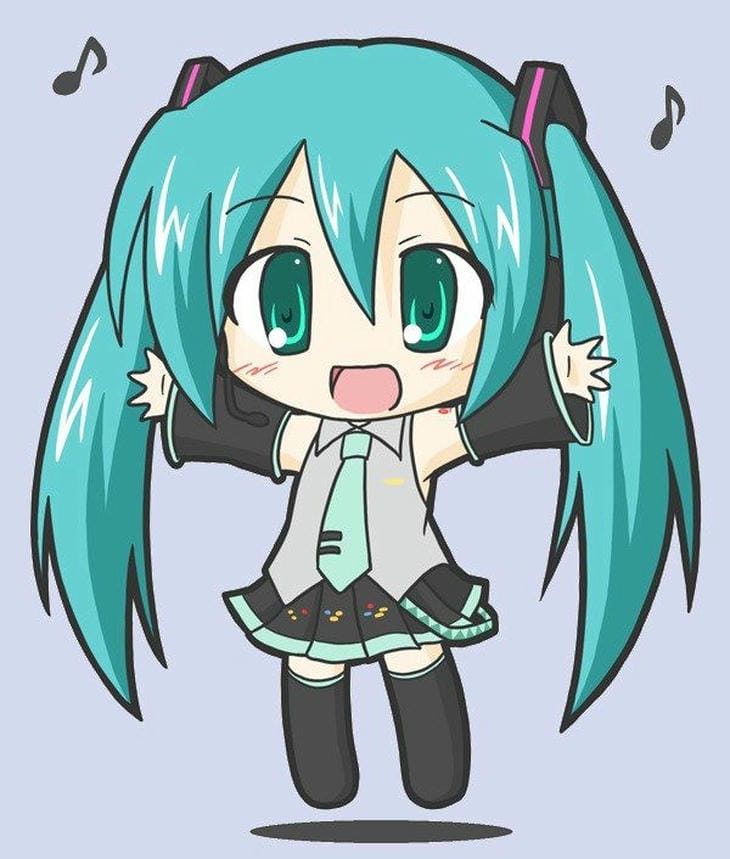chibi anime miku