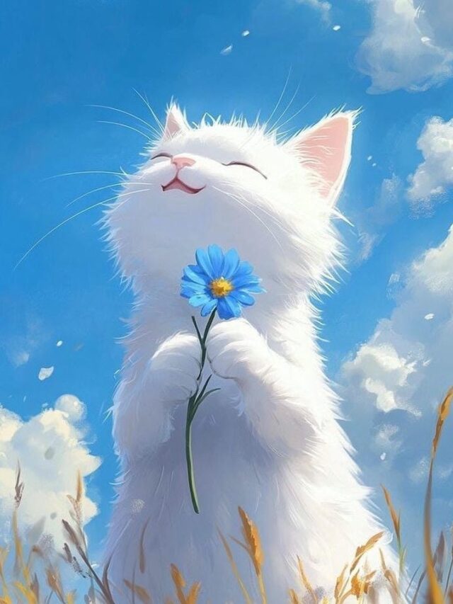 Top ảnh cute mèo chibi siêu dễ thương
