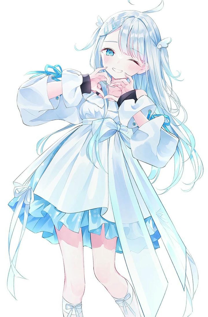 gái xinh anime mặc váy ngắn xinh đẹp đáng yêu