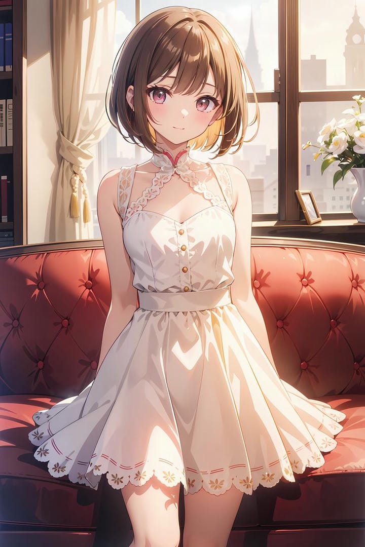 gái xinh anime mặc váy ngắn xinh lung tinh