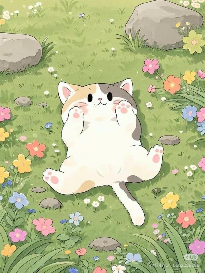 mèo chibi đáng yêu