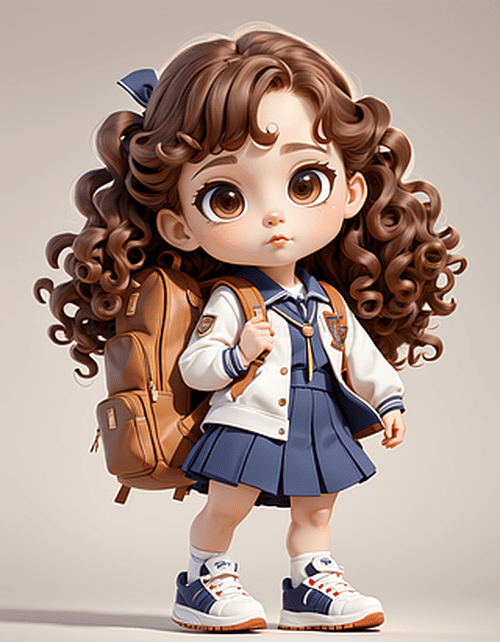 Ảnh chibi học sinh nữ siêu ngầu
