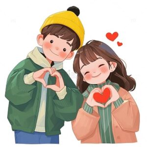 ảnh đôi cute với người yêu