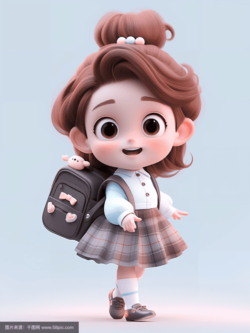 học sinh chibi cute